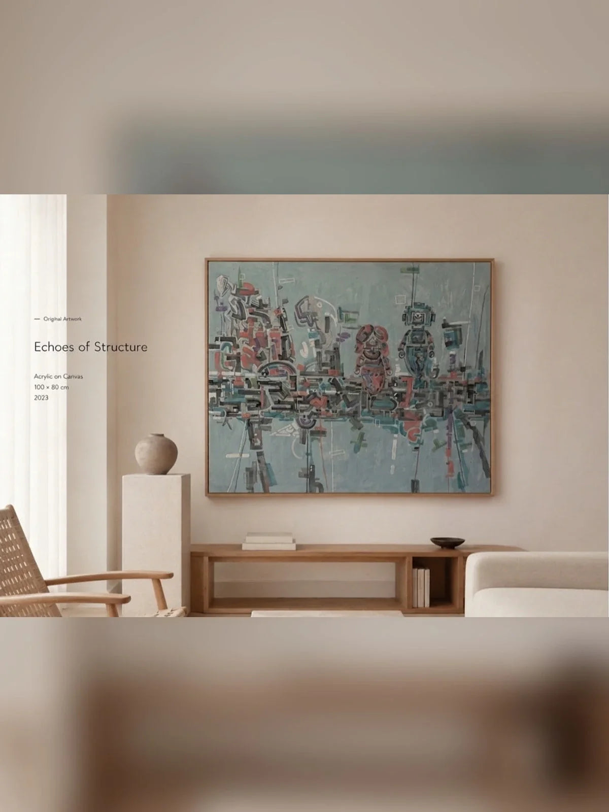 "Journey Through Dreams" Original Abstract Painting
