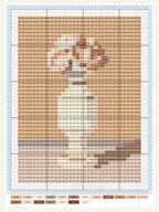 PixelCraft Nordic Nature Collection - Pixel Vase – front view